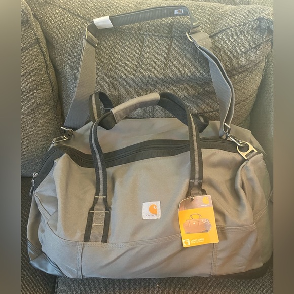 NWT Carhartt 23 inch Legacy Gear Bag grey.